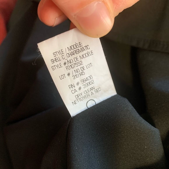 THEORY Black Sleeveless Quilted Wool Career Top - Picture 6 of 7